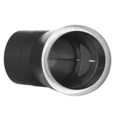 Ofenrohr - Doppelwandig - Winkel 45° Mit Tür Schwarz - Jeremias Iso-Line -Schornstein Fachhandel Verkäufe 15 ISO409 1 1600x1600