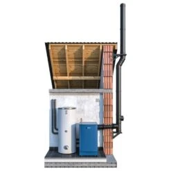 Edelstahlschornstein Doppelwandig Ø 130 Mm Bausatz - Jeremias DW-BLACK 50 -Schornstein Fachhandel Verkäufe 23MS3ds06 DW BLACK Edit 1600x1600 2