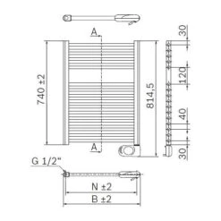 Heizkörper Buderus Logatrend Therm Direct E - Badheizkörper -Schornstein Fachhandel Verkäufe Buderus Logatrend Therm Direct E 740 Abmessungen 1600x1600