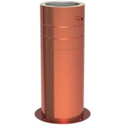 Teleskopstütze 250-690mm Mit Teleskopkopf, Kondensatablauf Seitlich Aus Kupfer - Jeremias DW-FU