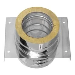 Grundplatte Für Zwischenstütze - Doppelwandig - Jeremias DW-Silver