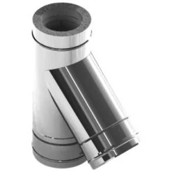 T-Anschluss 45° Mit Wassernase - Doppelwandig - Jeremias DW-FU