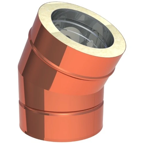 Winkel 30° Starr Aus Kupfer - Doppelwandig - Jeremias DW-FU 1 Winkel 30° Starr Aus Kupfer - Doppelwandig - Jeremias DW-FU