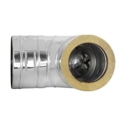 Winkel 90° Mit Revisionsöffnung Für Festbrennstoffe - Doppelwandig - Jeremias DW-FU -Schornstein Fachhandel Verkäufe DW19 2 1600x1600