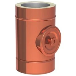 Längenelement Mit Revision (Deckel Für Festbrennstoffe) Aus Kupfer - Doppelwandig - Jeremias DW-FU