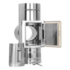 T-Anschluss 87° Inkl. Reinigung Gegenüberliegend (gleiche Höhe) - Doppelwandig - Jeremias DW-FU -Schornstein Fachhandel Verkäufe DW309 2 1600x1600