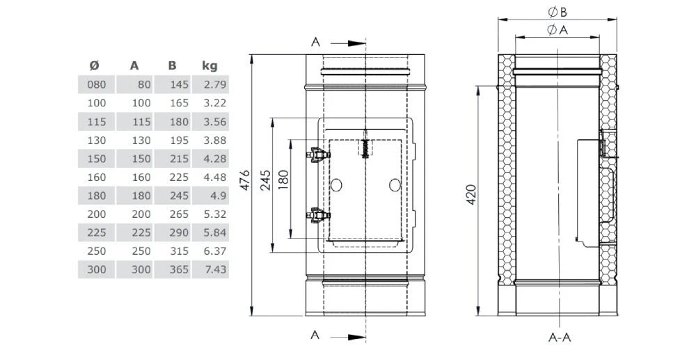 Reinigungselement Design Plus (nur Für Innenbereich) Aus Kupfer - Doppelwandig - Jeremias DW-FU 2 Reinigungselement Design Plus (nur Für Innenbereich) Aus Kupfer - Doppelwandig - Jeremias DW-FU – Bild 2