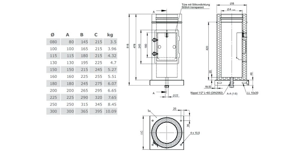 Reinigungselement Mit Integrierter Grundplatte Und Kondensatablauf (Außenbereich) Aus Kupfer - DW-FU 2 Reinigungselement Mit Integrierter Grundplatte Und Kondensatablauf (Außenbereich) Aus Kupfer - DW-FU – Bild 2