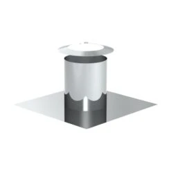 Flachdachdurchführung Zylindrisch Mit Wetterkragen Für Jeremias DW-FU Und DW-Silver