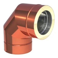 Winkel 90° Starr Aus Kupfer - Doppelwandig - Jeremias DW-FU