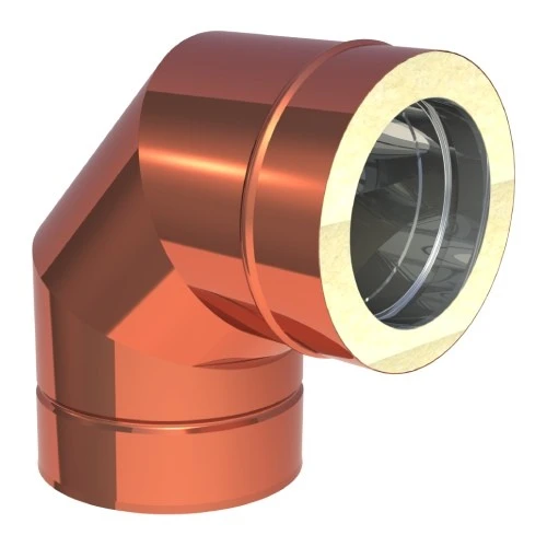 Winkel 90° Starr Aus Kupfer - Doppelwandig - Jeremias DW-FU 1 Winkel 90° Starr Aus Kupfer - Doppelwandig - Jeremias DW-FU