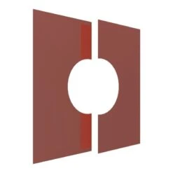 Wand-/ Deckenblende, Zweiteilig 0° Aus Kupfer Für Jeremias DW-FU