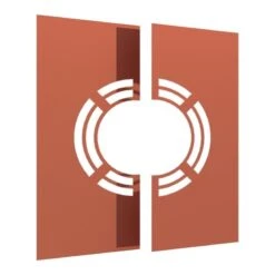 Deckenblende Für Hinterlüftung, Zweiteilig 1-65° Aus Kupfer Für Jeremias DW-FU