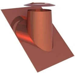 Dachdurchführung 36°-45° Mit Wetterkragen Aus Kupfer Für Jeremias DW-FU