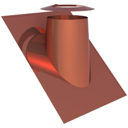 Dachdurchführung 36°-45° Mit Wetterkragen Aus Kupfer Für Jeremias DW-FU 1 Dachdurchführung 36°-45° Mit Wetterkragen Aus Kupfer Für Jeremias DW-FU
