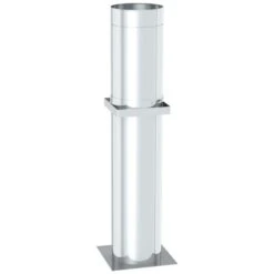 Ankerplatte 1000 Mm Mit Übergang Auf DWA25 - Doppelwandig - Jeremias DW-ECO-AL