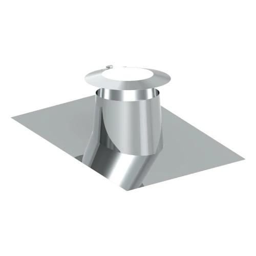 Dachdurchführung 5° - 15° Mit Bleirand Und Wetterkragen - Doppelwandig - Jeremias DW-ECO 1 Dachdurchführung 5° - 15° Mit Bleirand Und Wetterkragen - Doppelwandig - Jeremias DW-ECO