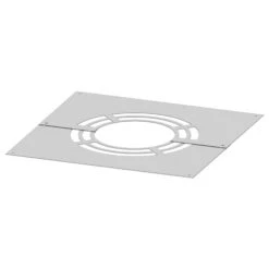 Deckenblende Für Hinterlüftung, Zweiteilig 1° - 65° - Doppelwandig - Jeremias DW-ECO