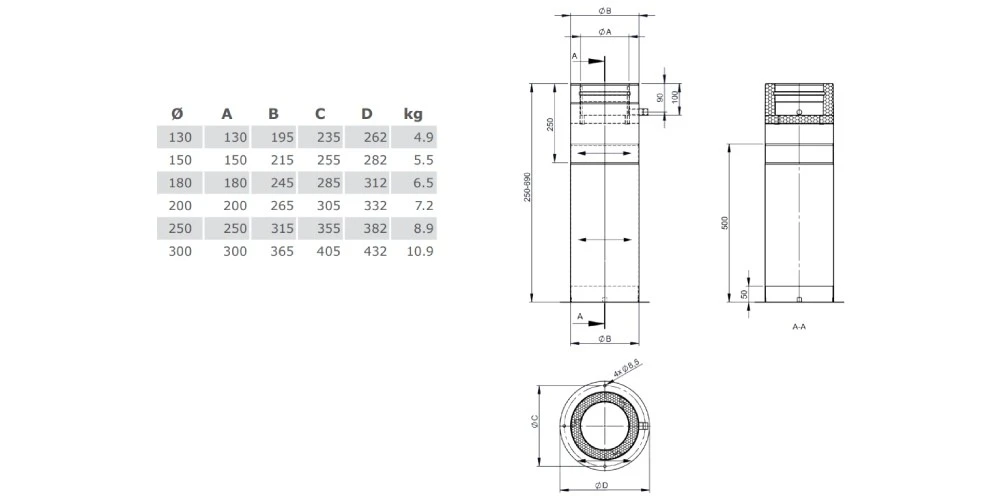 Teleskopstütze 250 - 690 Mm Inkl. Teleskopkopf Mit Kondensatablauf Seitlich - Jeremias DW-Vision 3 Teleskopstütze 250 - 690 Mm Inkl. Teleskopkopf Mit Kondensatablauf Seitlich - Jeremias DW-Vision – Bild 3
