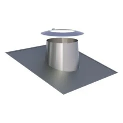 Dachdurchführung 5° - 15° Mit Wetterkragen - Doppelwandig - Jeremias DW-Vision