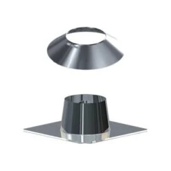 Dachdurchführung 0° Mit Wetterkragen - Doppelwandig - Reuter DW-Systeme