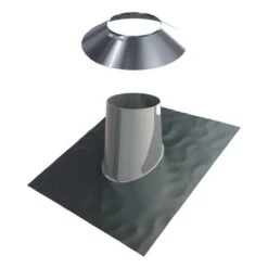 Dachdurchführung 15° Mit Bleirand Und Wetterkragen - Doppelwandig - Reuter DW-Systeme