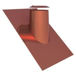Dachdurchführung 36°-45° Mit Bleirand Und Wetterkragen Aus Kupfer Für Jeremias DW-FU