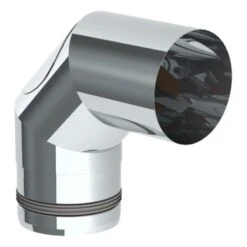 Pelletofenrohr - Winkel 90° Starr Mit Revision - Jeremias Pellet-Line