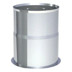 Pelletofenrohr - Wandfutter Edelstahl Druckdicht - Jeremias Pellet-Line