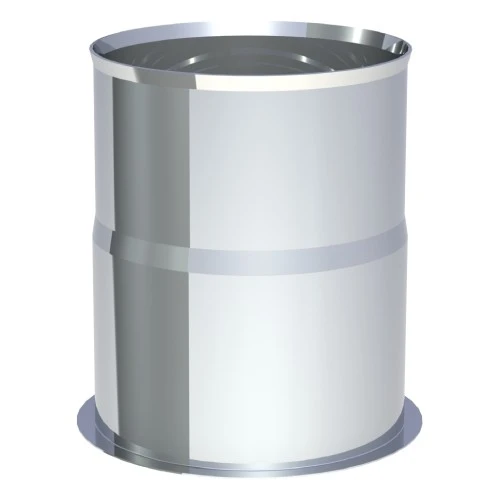 Pelletofenrohr - Wandfutter Edelstahl Druckdicht - Jeremias Pellet-Line 1 Pelletofenrohr - Wandfutter Edelstahl Druckdicht - Jeremias Pellet-Line