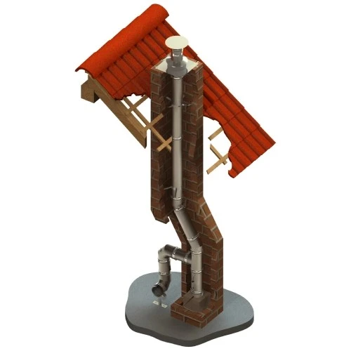 Schornsteinsanierung Einwandig Ø 250 Mm - Jeremias EW-FU 1 Schornsteinsanierung Einwandig Ø 250 Mm - Jeremias EW-FU