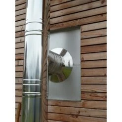 Edelstahlschornstein Bausatz Ø 130 Mm - Doppelwandig - Jeremias DW-Silver -Schornstein Fachhandel Verkäufe Edelstahlschornstein DW Silver Wanddurchf hrung 1600x1600