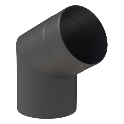 Ofenrohr - Winkel 60° Ohne Tür - Schwarz - Jeremias Ferro-Lux 2 Ofenrohr - Winkel 60° Ohne Tür - Schwarz - Jeremias Ferro-Lux – Bild 2