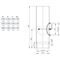 Schornstein Fachhandel Verkäufe 40 Schornstein Fachhandel Verkäufe -Schornstein Fachhandel Verkäufe FERRO1451 1 Bauteilzeichnungb5YakePpt7Esj 1600x1600