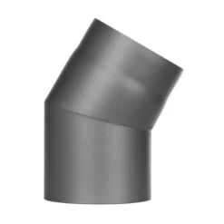 Ofenrohr - Winkel 30° Ohne Tür - Gussgrau - Jeremias Ferro-Lux