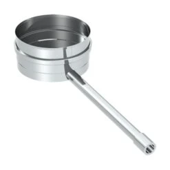 Kondensatschale Mit Ablaufrohr 250 Mm, 1/2 Muffe - Einwandig Für Jeremias EW-SILVER