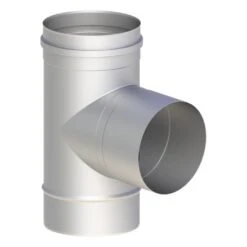 T-Anschluss 90° Mit Wassernase (ausgehalst) - Einwandig - Jeremias EW-FU