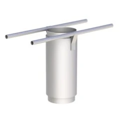 Zwischenstutzen Mit Dehnungsausgleich, Inkl. 2x Befestigungsstange - Einwandig - Jeremias EW-FU