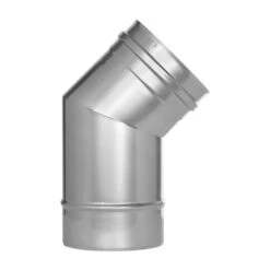 Winkel 45° Starr Für Versatz Unten - Einwandig - Jeremias EW-FU