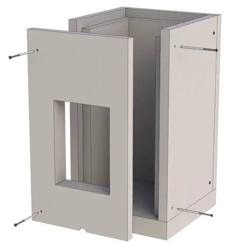 Leichtbauschornstein - Grundelement 500 Mm - Jeremias FURADO-F 2 Leichtbauschornstein - Grundelement 500 Mm - Jeremias FURADO-F – Bild 2