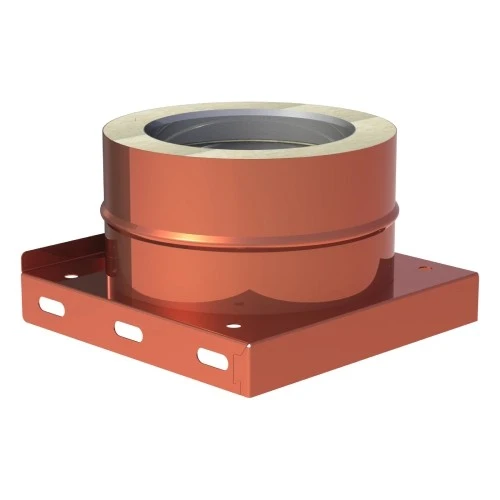 Grundplatte Mit Kondensatablauf Unten Aus Kupfer - Doppelwandig - Jeremias DW-FU 1 Grundplatte Mit Kondensatablauf Unten Aus Kupfer - Doppelwandig - Jeremias DW-FU