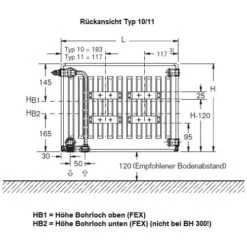 Heizkörper Komplett Set Buderus Logatrend VC-Plan Typ 10 - Flachheizkörper -Schornstein Fachhandel Verkäufe Heizkoerper Komplett Set Buderus Logatrend VC Plan Ruckansicht Typ 10 11 1600x1600