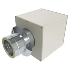 Wanddurchführung Kürzbar Für Wandstärken Bis 500 Mm - Jeremias LUX-NOVA -Schornstein Fachhandel Verkäufe Jeremias LUX NOVA Wanddurchfuehrung Seitenansicht 1600x1600