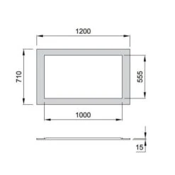 Kaminzubehör La Nordica - Verkleidung - Cornice Inox 100 Wide -Schornstein Fachhandel Verkäufe Kaminzubehoer La Nordica Bausatz Edelstahlrahmen Inox fuer Monoblocco 1000 Evo tehn 1600x1600