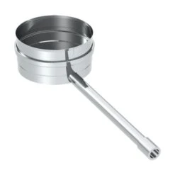 Kondensatschale Mit Ablauf 250 Mm Und 1/2“ Nippel - Einwandig - Jeremias EW-FU