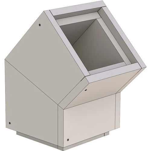 Leichtbauschornstein - Winkel 45° - Jeremias FURADO-A 1 Leichtbauschornstein - Winkel 45° - Jeremias FURADO-A