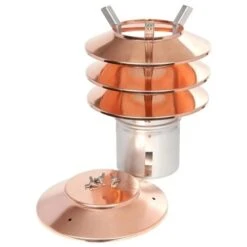 Lamellenaufsatz HUBO - 4 Lamellen Und Einschubstutzen, Kupfer -Schornstein Fachhandel Verkäufe Lamellenaufsatz HUBO aus Kupfer 1600x1600