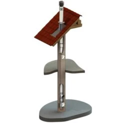 Leichtbauschornstein Bausatz F90 - Raumluftunabhängig - Mit Ø 250 Mm Innenrohr -Schornstein Fachhandel Verkäufe Leichtbauschornstein Bausatz F90 Einbaumodell 1600x1600 14