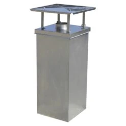 Meidinger Scheibe / Schornsteinabdeckung Aus Edelstahl -Schornstein Fachhandel Verkäufe Meidinger Scheibe auf Kamin montiert 1600x1600