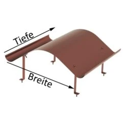 Napoleonhaube / Schornsteinabdeckung Aus Kupfer -Schornstein Fachhandel Verkäufe Napoleonhaube aus Kupfer mit Bemassung 1600x1600